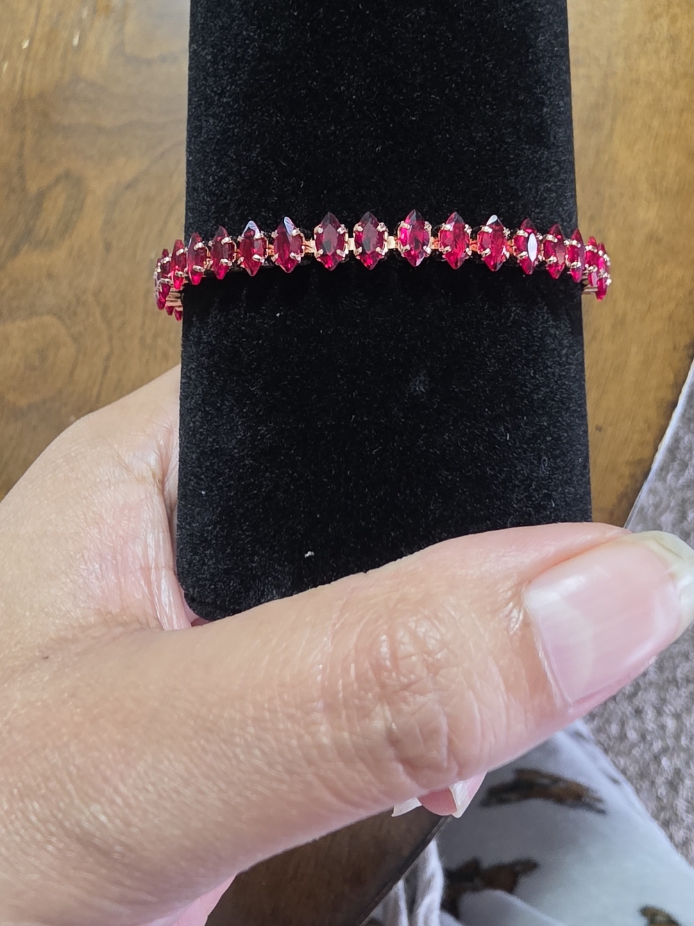Pulsera Oro Laminado Rosa 18k